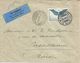 1927 LAUSANNE LA SALLAZ Lettre Poste Aérienne Pour Casablanca Maroc, Via Genève Poste Aérienne. - Sonstige & Ohne Zuordnung