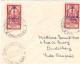 1946-India Francese Lettera Affr. Con Due Francobolli Da Fr. 18 Soprastampati France Libre - Storia Postale
