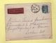 FM + 50c Pasteur Seul Sur Lettre Par Avion Pour Le Secteur 411 - 10-3-1926 Arrivee Le 14-3-1926 - 1960-.... Lettres & Documents