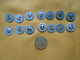 Lot De 14 Boutons Equipements Militaires - Lot N°4 - - Bottoni