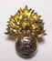 Royal Regiment Of Fusiliers Improved Metal Issue Queen's Crown - Helme & Hauben