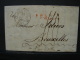 PL. Ti. 3. Lettre Datée De 1830 De Marseille Vers Bruxelles (Pays Bas) Griffe Rouge VERBERGEN. Marque Rouge C.F.5.R - 1815-1830 (Hollandse Tijd)