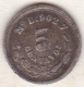 Mexico SECOND REPUBLIC . 5 Centavos 1876 Mo B . Argent . KM# 398.7 - Mexique