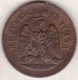 Mexico SECOND REPUBLIC . 1 Centavo 1890 Mo. Fautée. Le 0 De 1890 Est Bouché Et En Relièf  . Erreur - Mexiko