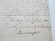 Altdeutschland Brief 1854 Militärpost Anfrage Militärpflichtigen Person Aus Dem Stoteler Wald. Magistrat Lüneburg - Hannover