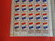 France > Franchise Militaire (timbres) > Coin Daté 8.3.1968 > N°13 Y&T Feuille Complète De 100 Valeurs Coté 300€ - Full Sheets