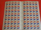 France > Franchise Militaire (timbres) > Coin Daté 8.3.1968 > N°13 Y&T Feuille Complète De 100 Valeurs Coté 300€ - Full Sheets