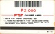 Philippines - Philippine Telegraph And Telephone (PT&T), Alcatel, Test 2.000 Peso, Used - Philippines