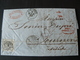 1853  COMMERCIAL LETTER FROM ITALY TO FRANCE WITH POSTAGESTAMP OF  8 BAJ ..//..8 BAJ SI LETTERA COMMERCIALE X FRANCIA - ...-1929 Prefilatelia