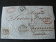 1853  COMMERCIAL LETTER FROM ITALY TO FRANCE WITH POSTAGESTAMP OF  8 BAJ ..//..8 BAJ SI LETTERA COMMERCIALE X FRANCIA - ...-1929 Préphilatélie