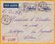 1939 - Enveloppe Recommandée Par Avion D' Alger RP Vers Biklaya Via Beyrouth, Liban - Censure - Lettres & Documents