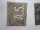 12 Timbres Belgique Belgie Perforés Perforé Perforés Perfin Perfins Stamp Perforated Perforations Diverses Voir Scanns - Ohne Zuordnung