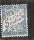 France  5 Timbres -  Taxe N°série De 5 Timbres Taxes - 1859-1959 Neufs