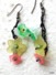 Boucles D'oreilles Grappes Multicolores En Cristal Swarovski, Verre, Crital De Bohème Facetté Et Lucite Sur Accessoires - Ohrringe