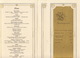 Menu Bateau Paquebot Hamburg Amerika Line M.S. Milwaukee 1939 - Andere & Zonder Classificatie