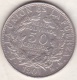 Bolivie.  50 Centavos 1901 PTS MM .  Argent . KM# 175.1 - Bolivie