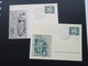 1961 Lagerpost Bexbachtal. SSt. Zeltlagerplatz Bexbachtal. Bendorf Rhein. Deutsche Pfadfinderschaft. 2 Karten. Boy Scout - Cartas & Documentos