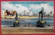 CPA Post Card USA LONG BEACH CA - Skyline Downtown Long Beach California, Pierpoint Landing* Oil Far Pumps Pétrole - Long Beach