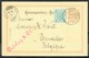 Correspondenz-Karte - MM N° 52, Mit 1 Aufdrückte Briefmark - Y & T N° 48) - WIEN Nach BRUXELLES (BE) - 14/8/1895. - Briefe U. Dokumente