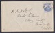 Barbados: Cover To USA, 1912, 1 Stamp, Horse, Mythology (minor Damage, See Scan) - Barbados (1966-...)