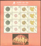 INDIA 2017 India  Hand Fans, Fan, 4 SCANS, Complete Set Of 16 In 4 Sheets, 64 Stamps,  MNH(**) - Nuovi