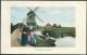 1915 Belgium WW1 Gemany Windmill Postcard K.D. Feldpost Marine Korps Fieldpost - Otros & Sin Clasificación