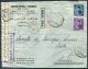 1950 Egypt Comptoir National D'Escompte Censor  Airmail Cover Alexandria - Banque Suisse, Bale, Switzerland. O.N.E.P. - Covers & Documents