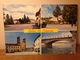 Cartolina  Saluti Da Casarsa ,via Pordenone,la Chiesa ,ponte Sul Tagliamento  Viaggiata 1973  Vedutine - Pordenone