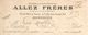 Facture Commerciale Ancienne/Etablissements ALLEZ FRERES/Allée De Tourny/ BORDEAUX/1912            FACT289 - Autres & Non Classés