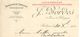 Lettre Commerciale Ancienne/J BORDES/ Quai De Bourgogne/ BORDEAUX/Malbec/Casteljaloux/1910            FACT291 - Bank & Insurance