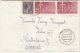 LUXEMBOURG 1947 - 3 Fach Frankierung Auf Brief Mit Inhalt, Gel.v.Wolfingen (Stempel Troisvierges) Nach Wien XVI - Briefe U. Dokumente