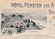 Courrier 1906 / Hôtel Pension Des Alpes / BAUMAROCHE / Mont  - Pèlerin Sur Vevey / Suisse - Svizzera