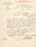 Lettre Commerciale Ancienne/ Représentation-Commission-Consignation/J. BORDES/Quai De Bourgogne/BORDEAUX/1912   FACT299 - Banca & Assicurazione