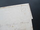 USA 1831 Bartaxe 6 Cents Roter Einkreisstempel K1 Lowell Oct. 13 Mass / Massachusetts. Mit Inhalt! Interessant??!! - …-1845 Vorphilatelie