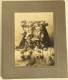 USA? Hommage Au Defunt Arrangement Funeraire Fleurs Ancienne Photo 1900 - Other & Unclassified