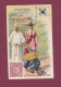 070118 CHROMO Gaufré Chocolat POULAIN - La Poste En COREE - Timbre Facteur Drapeau - Korea (...-1945)