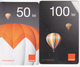 Moldova ,  Moldavie  Moldau ,  Prepaid Phonecard - Orange , 2013 ;  50 Lei + 100 Lei , Paper , Used - Moldova