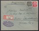 DR Einschreiben Firmenbrief Fuhrhalter Bauindustrie 1938 Allenstein Nach Berlin K727 - Briefe U. Dokumente