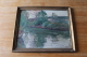 Tableau Beau Paysage De Riviere  Signé 1933  Et Dedicace - Oils