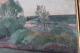 Delcampe - Tableau Beau Paysage De Riviere  Signé 1933  Et Dedicace - Huiles