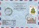 SMOM 1986 Coins Fountain Dolphin Express Cover To Argentina. Express Very Rare! - Malta (Orde Van)