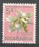 Nicaragua 1962. Scott #RA68 (U) Stanhopea Ecornuta, Flower, Orchid - Nicaragua