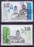 Lot De 2 Timbres-poste Oblitérés - Série Courante Églises - N° 3885-3888 (Yvert) - Bulgarie 2000 - Oblitérés