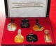 Coffret Collection De 6 Miniatures De Parfum Avec Miroir: Les Meilleurs Parfums De Paris - Miniatures Femmes (avec Boite)