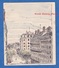 Dessin Ancien Au Crayon Par Le Militaire L. GAUTHIER - Souvenir De Lyon - " Vue De Mon Bureau " - 1943 - Drawings