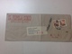 China Overprinted Stamps On Folded Company Letter To Hungary - 1912-1949 Republik