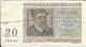 ROYAUME DE BELGIQUE , 20 Francs , 01.07.1950 , N° World Paper Money : 132 A - Autres & Non Classés