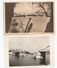 Rhone 69 - Neuville Sur Saone Lot 2 Cpa Dont Carte Photo Pont Détruit Par Les Allemands Cachet 1945 Voir Timbres Dos - Neuville Sur Saone