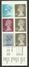 GREAT BRITAIN GRAN BRETAGNA 1981 DEFINITIVES STAMPS 50P FOLLIES SERIES MUGDOCK CASTLE ROYAL BOOKLET LIBRETTO MNH - Libretti