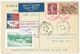 1936 France Aero Club De Atlantique Card, La Baule-Pornichet-Le Pouliguen With Vignettes/postmarks - 1927-1959 Covers & Documents